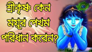 Read more about the article শ্রীকৃষ্ণ কেন ময়ূর পেখম পরিধান করেন? Why Krishna Wears Peacock Feathers? Radha Krishna Story