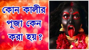 Read more about the article কোন কালীর পূজা কেন করা হয়?